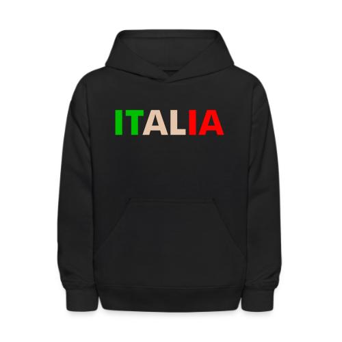 ITALIA green, white, red - Kids' Hoodie