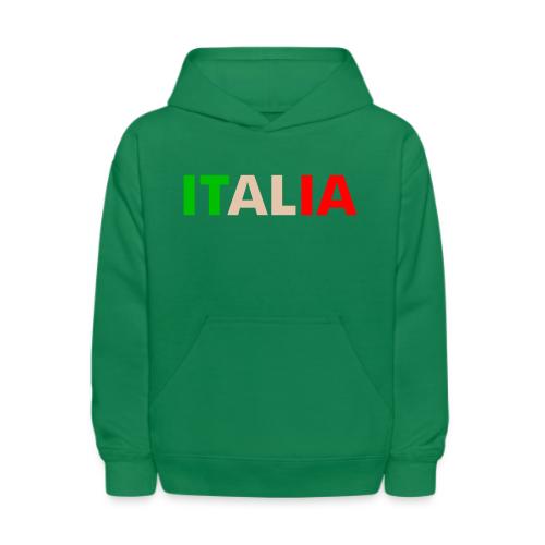 ITALIA green, white, red - Kids' Hoodie