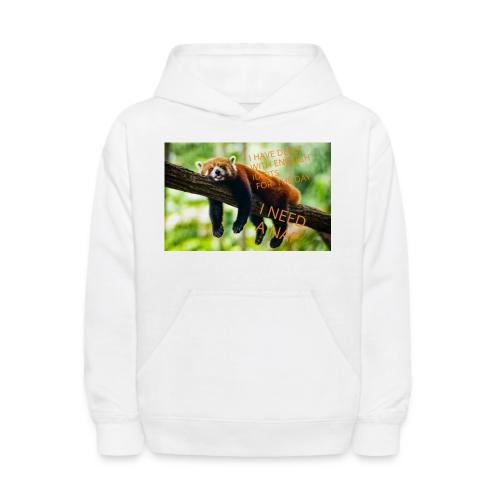 Fox napping meme - Kids' Hoodie