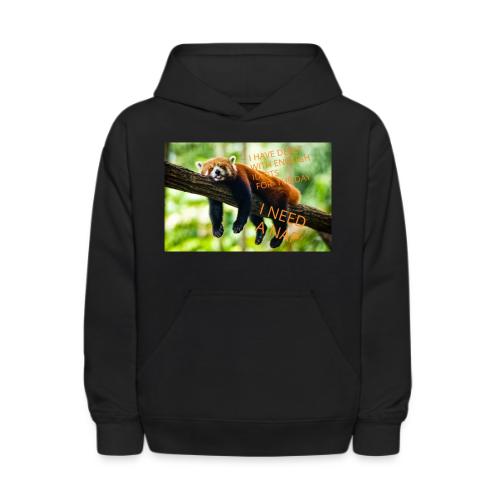 Fox napping meme - Kids' Hoodie