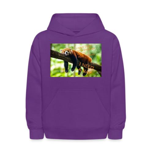 Fox napping meme - Kids' Hoodie
