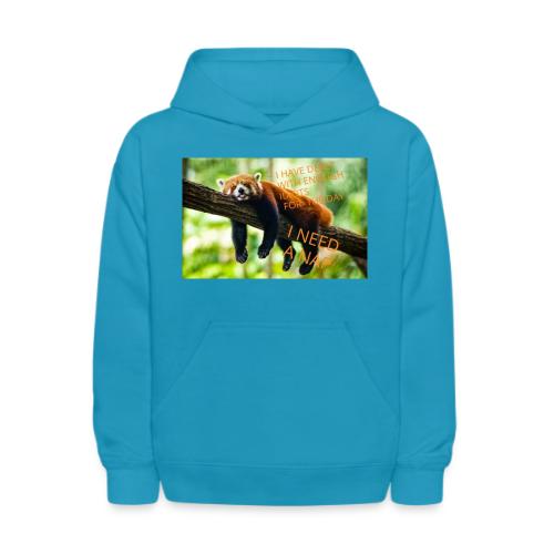Fox napping meme - Kids' Hoodie