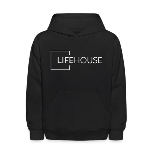 LH Logo White - Kids' Hoodie