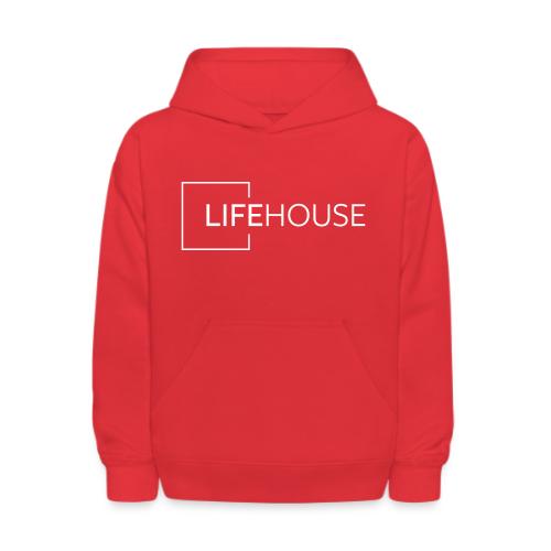 LH Logo White - Kids' Hoodie