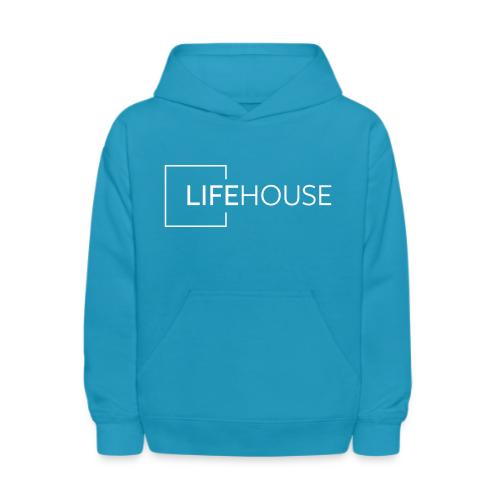 LH Logo White - Kids' Hoodie