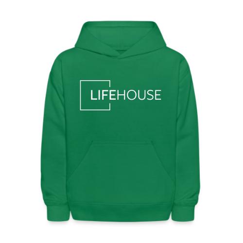 LH Logo White - Kids' Hoodie