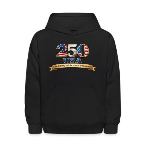 250 USA Liberty Banner - Kids' Hoodie