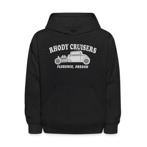 Rhody Cruisers Silver on Black - Kids' Hoodie
