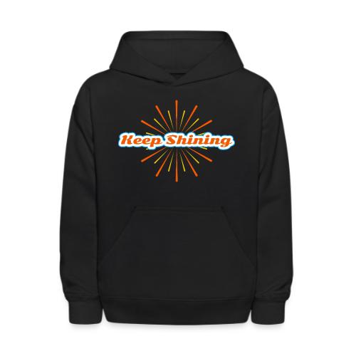 Keep Shining: Radiant Energy Design - Kids' Hoodie