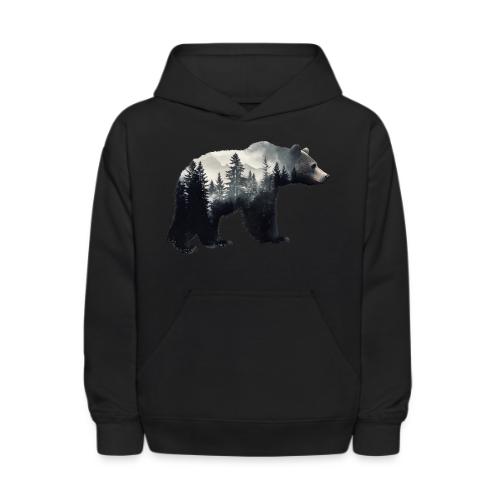 Forest Within the Bear - Kids' Hoodie