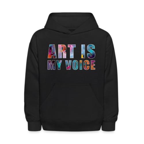 Art Is My Voice - Kids' Hoodie