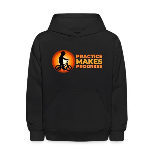 Practice makes progress - Kids' Hoodie