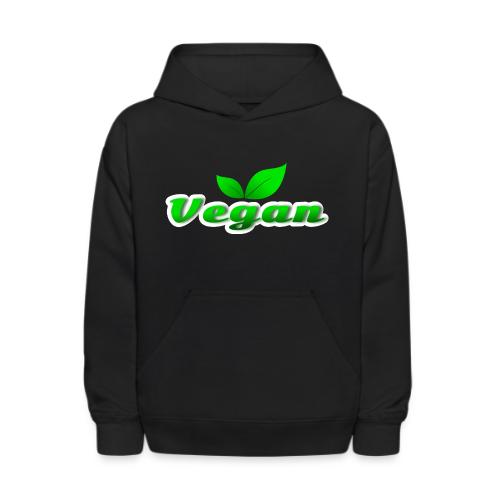 Pure Vegan Leaves - Kids' Hoodie