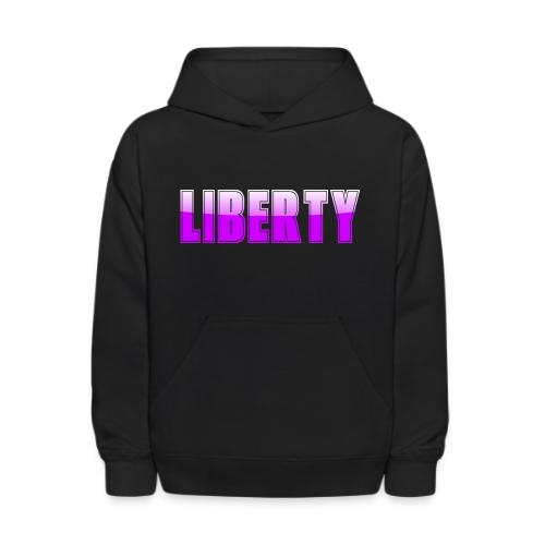 Liberty Typography Graphic Design - Kids' Hoodie