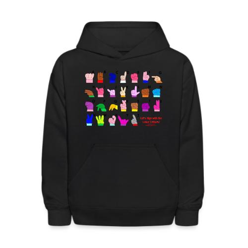 Sign with the Letter Critters - Kids' Hoodie