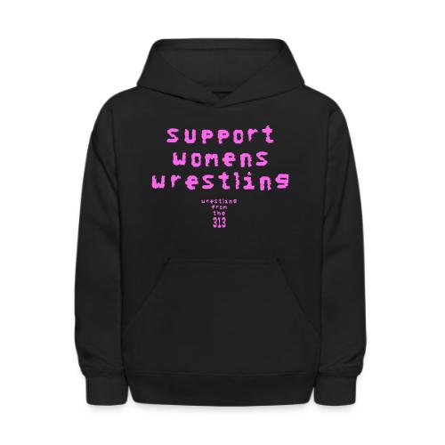 Support Womens Wrestling - Kids' Hoodie
