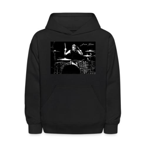 Landon Hall On Drums - Kids' Hoodie