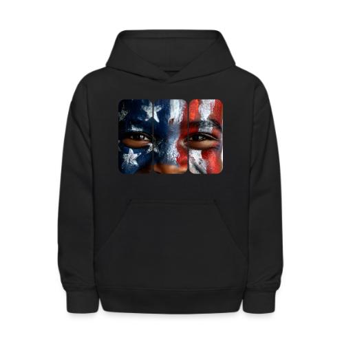 USA: Three Panels of Pride - Kids' Hoodie