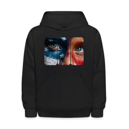 USA: Star-Spangled Glance - Kids' Hoodie