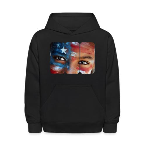 USA: Eyes of the Flag - Kids' Hoodie