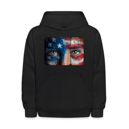 USA: Stars in Her Eyes - Kids' Hoodie