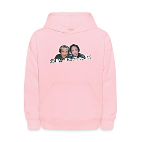 GREAT POINT, TONY! (with glow) - Kids' Hoodie
