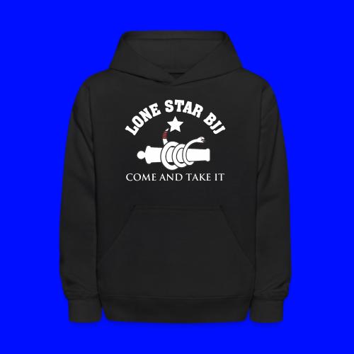 Lone Star BJJ - Come and Take It - White and Red - Kids' Hoodie