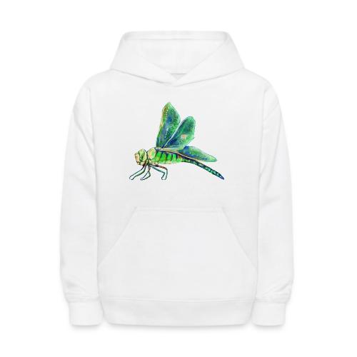 green dragonfly - Kids' Hoodie