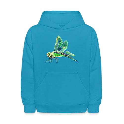 green dragonfly - Kids' Hoodie