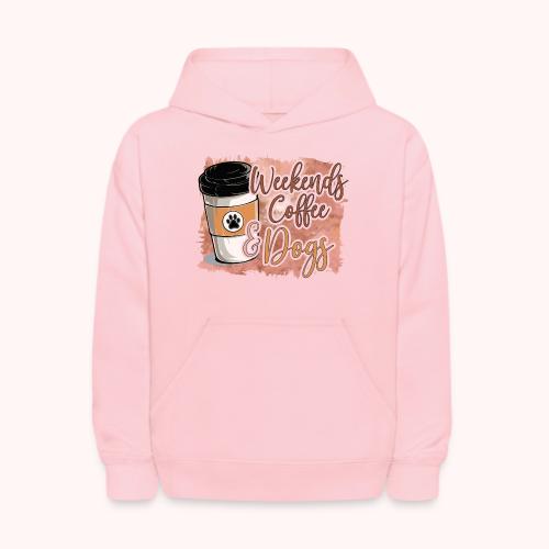 Weekends Coffee And Dogs - Kids' Hoodie