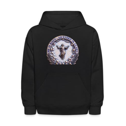 He Is Risen Ascended In Glory T Shirt, Gift - Kids' Hoodie