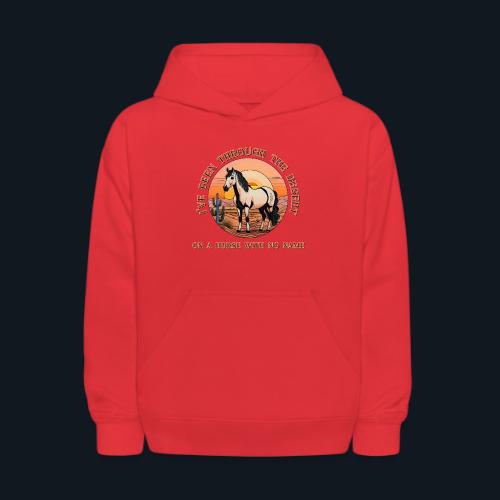I've been through the desert on a horse - Kids' Hoodie