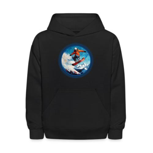 Snowboarding Vibes - Kids' Hoodie