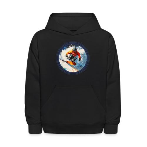 Snowboarding Rebel - Kids' Hoodie