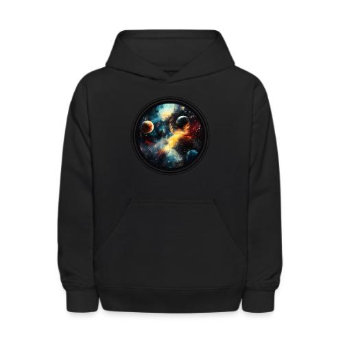 Painted Cosmos of Planets - Kids' Hoodie