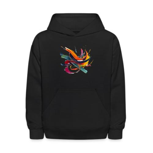 Colorful Waves - Kids' Hoodie