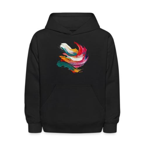 Colorful brushstrokes - Kids' Hoodie