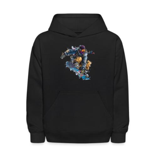 Snowboarding: Splash of Speed - Kids' Hoodie