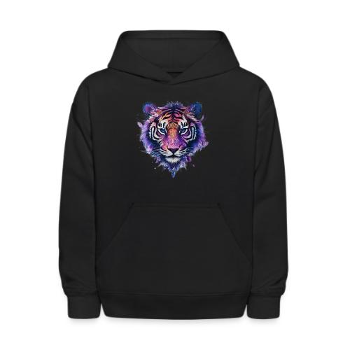Mystic Violet Tiger - Kids' Hoodie