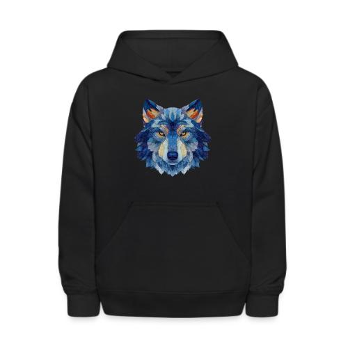Wolf: Alpha Portrait - Kids' Hoodie