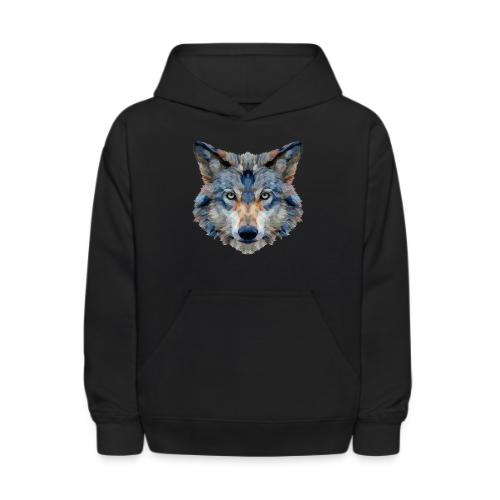 Wolf: Chromatic Wild Gaze - Kids' Hoodie