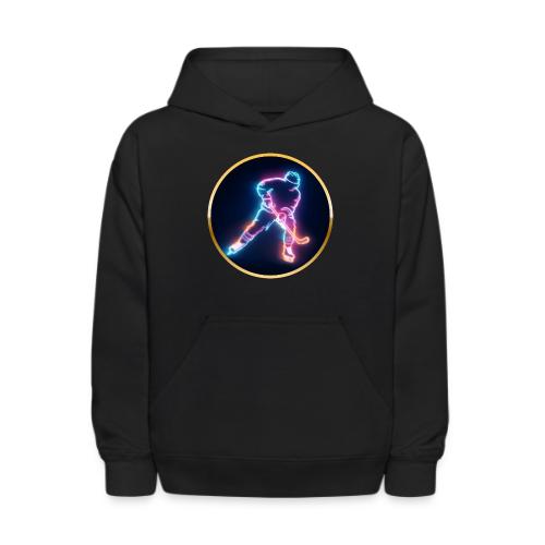Golden Neon Hockey - Kids' Hoodie