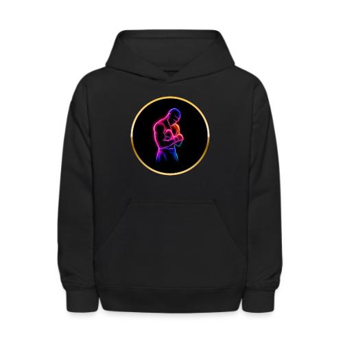 Boxing: Neon Power Guard - Kids' Hoodie
