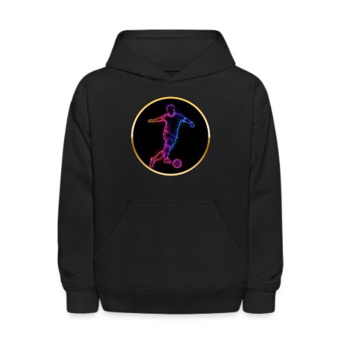 Neon Soccer Flow - Kids' Hoodie