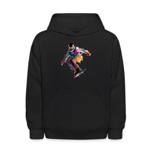Snowboarding: Frozen Palette - Kids' Hoodie