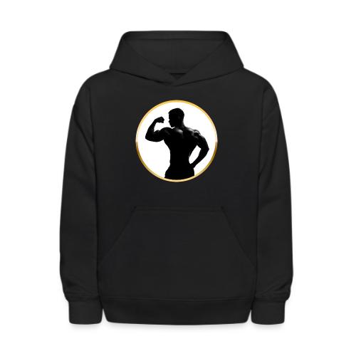 Bodybuilder: Classic Flex Emblem - Kids' Hoodie