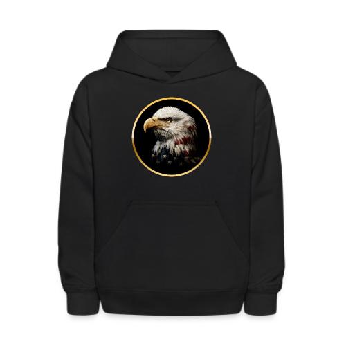 America: Golden Freedom Crest - Kids' Hoodie