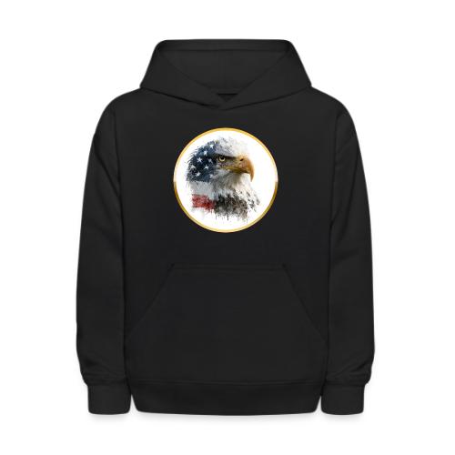 USA: Patriot Wing Emblem - Kids' Hoodie