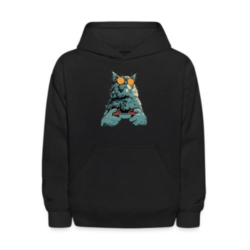 Cat: Fluff Mode On - Kids' Hoodie