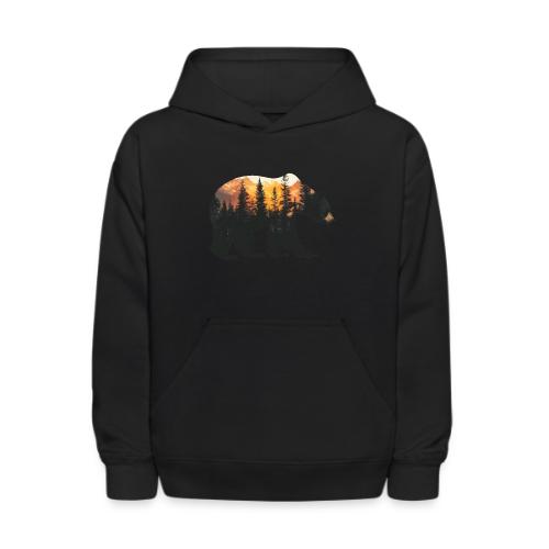 Bear: Sunset Guardian - Kids' Hoodie